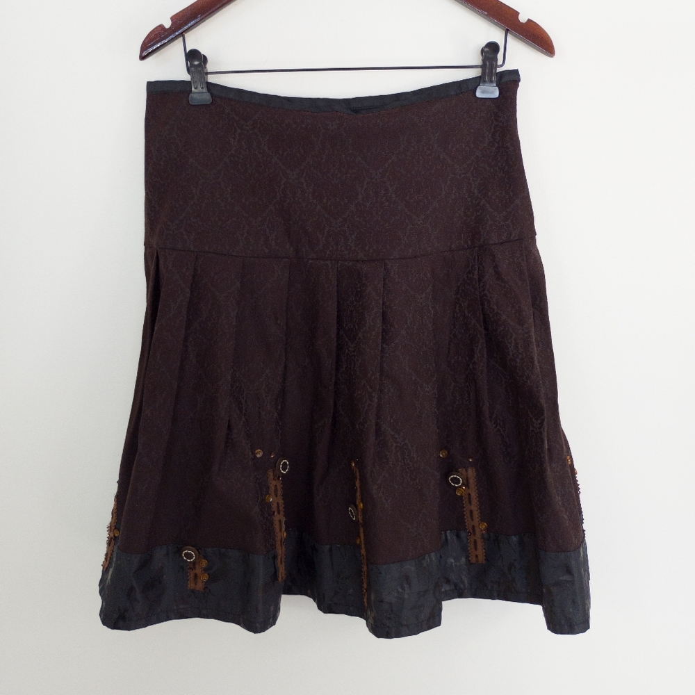 Tristan & Iseut Whimsigoth Pleated Skirt Size 10